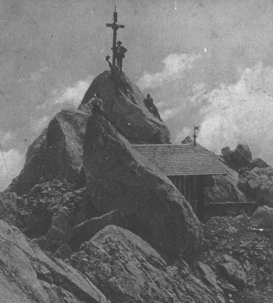 1900 Altes Gipfelkreuz Ellmauer Halt