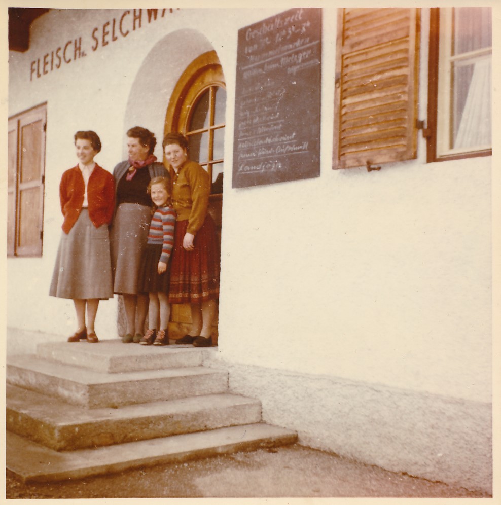 Metzgerei Landmann Ellmau Dorf 1958