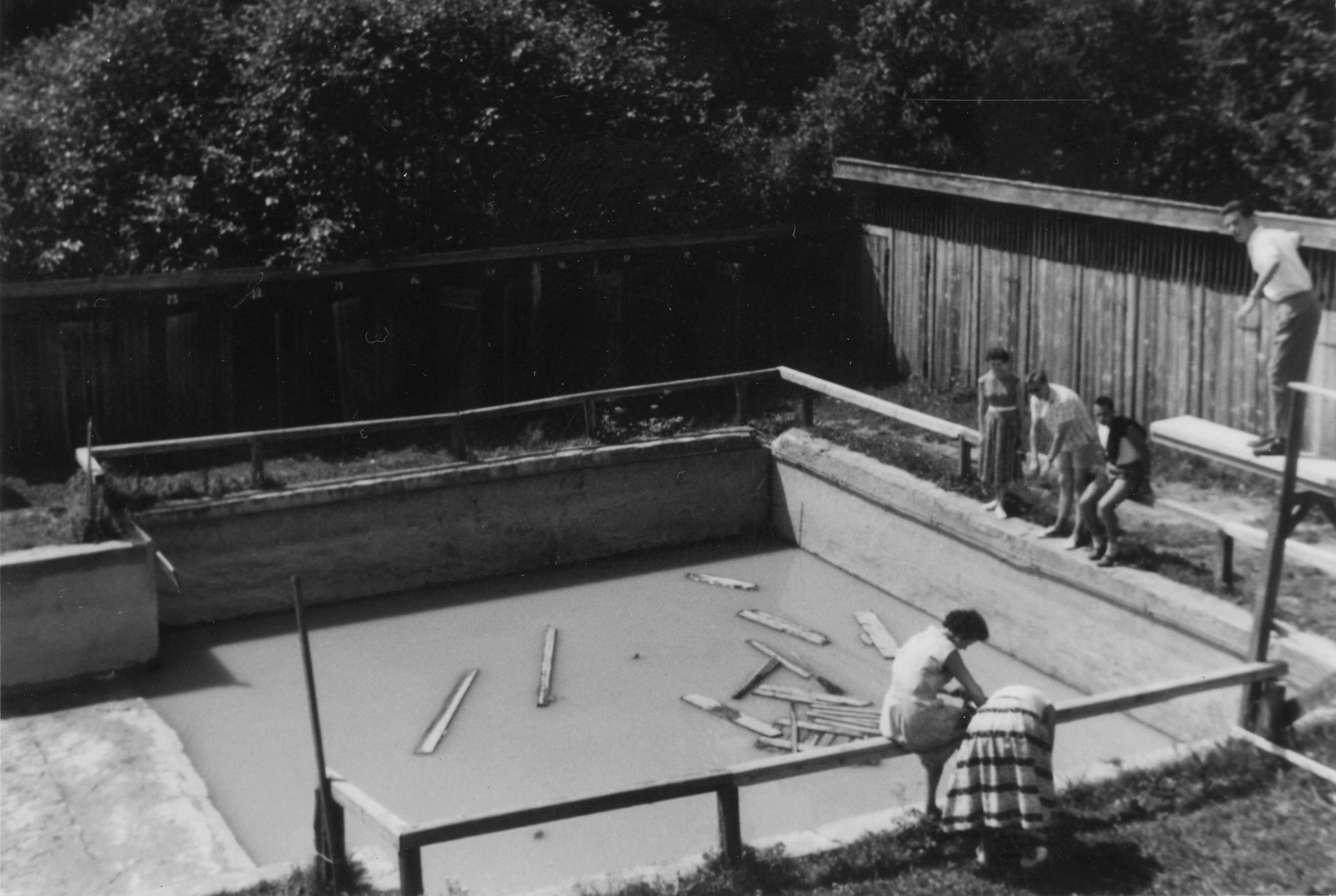 Schwimmbad Ellmau 1957